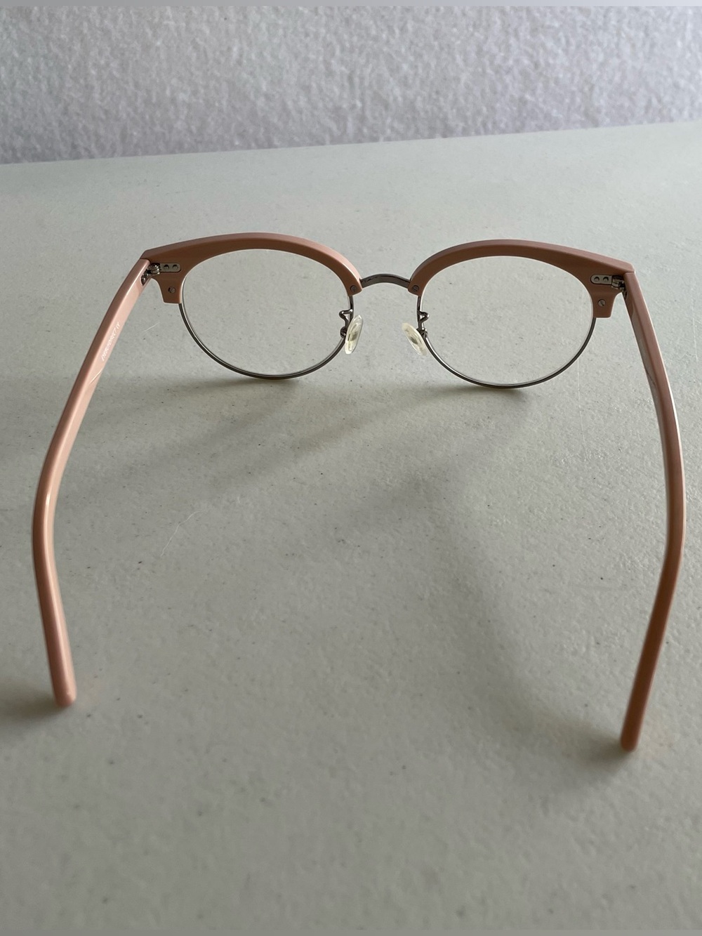 Eyebuydirect Anabel Eyeglasses Frames Only Pink Acetate and Metal Full Rim - Picture 3 of 7
